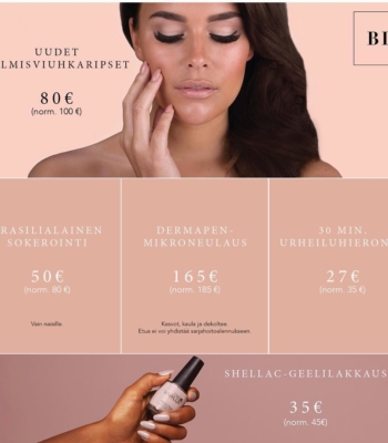 Kampituspäivät ke-su 20.-24.3.19! ?? Varaa aika kampanjapäiville soittamalla 0440411622 tai piipahda Kampin liikkeeseemme, josta voit ostaa etukupongin tarjoushoitoon. Kupongin voi käyttää 21.4.19 asti.☺️ Edut ostettavissa ja hyödynnettävissä vain Kampissa. Lisää tietoa Kampituseduista ja ehdoista profiilin linkistä! .
#kampituspäivät #kamppi #kortteli #bluleagoonbeauty #ripsitarjous #kynsitarjous #hierontatarjous #kasvohoitotarjous #sokerointitarjous #häät2019
