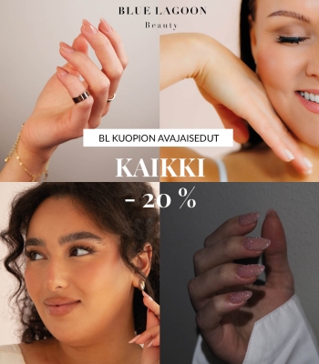 Blue Lagoon Kuopion liikkeen avajaisedut: kaikki -20 %